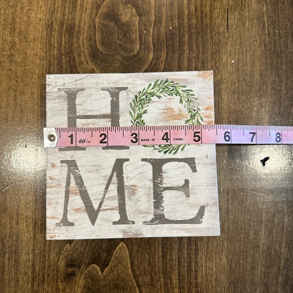 Farmhouse decor lot 11 pieces galvanized metal wood neutral tabletop wall decor - Picture 14 of 14